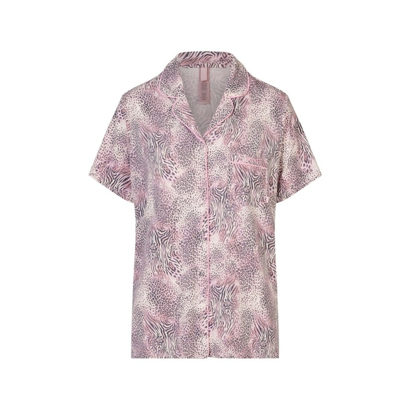 Skims Sleep Short Sleeve Button Up Set - Picture 6 of 11